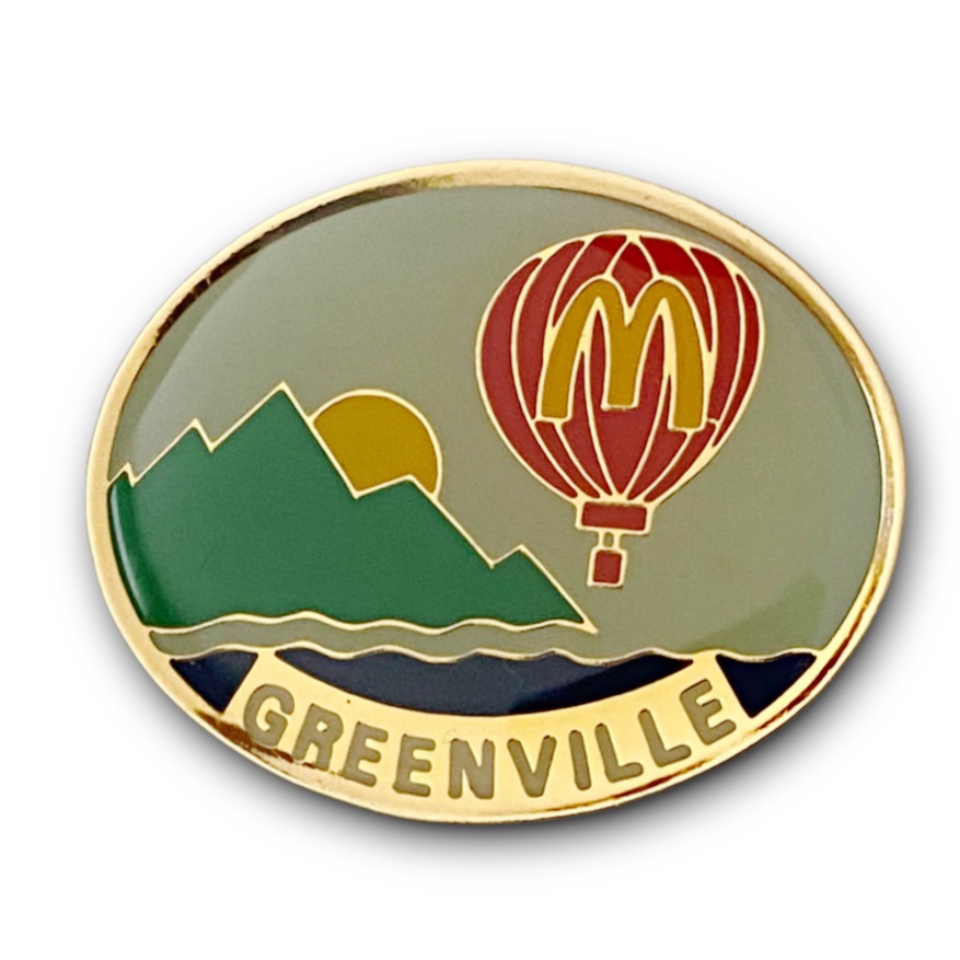 Mcdonald’s Pin Collectible Hot Air Balloon Y2k Greenville Sc Metal Lapel Pin